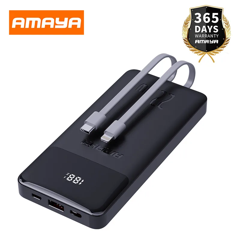 Amaya APW 12 Power Bank 10000mAh 22 5W Super Fast Charging With 2 Lines 