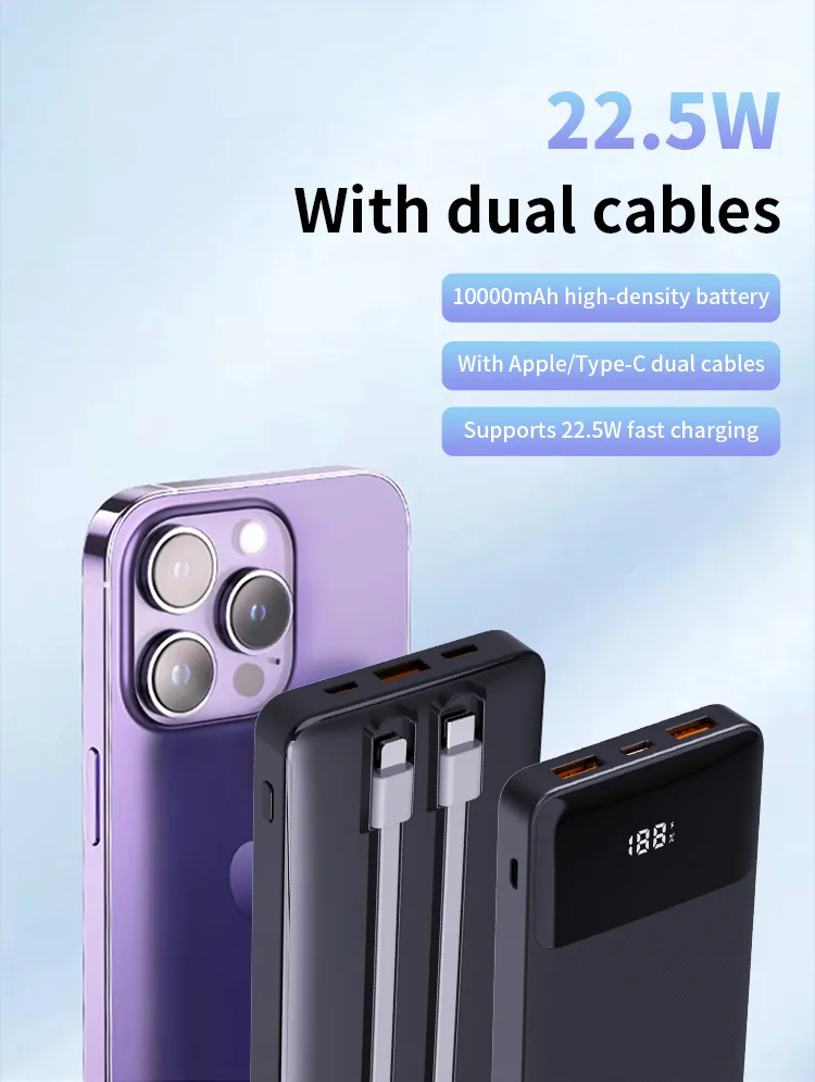Amaya APW 12 Power Bank 10000mAh 22 5W Super Fast Charging With 2 Lines 