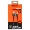 ACD-M30-Black Cicada Silicone 1M Micro data cable Black