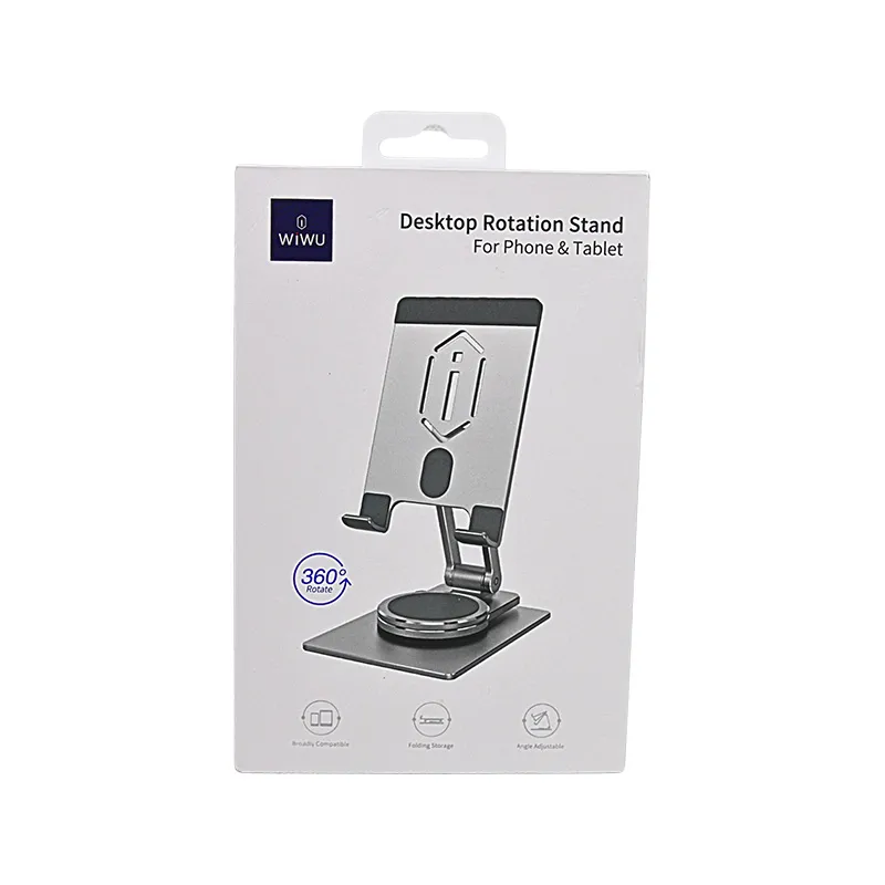 Desktop rotary stand ZM107 silver