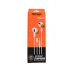 White earphones with orange earcap 3.5mm metal Type-C connector Apple