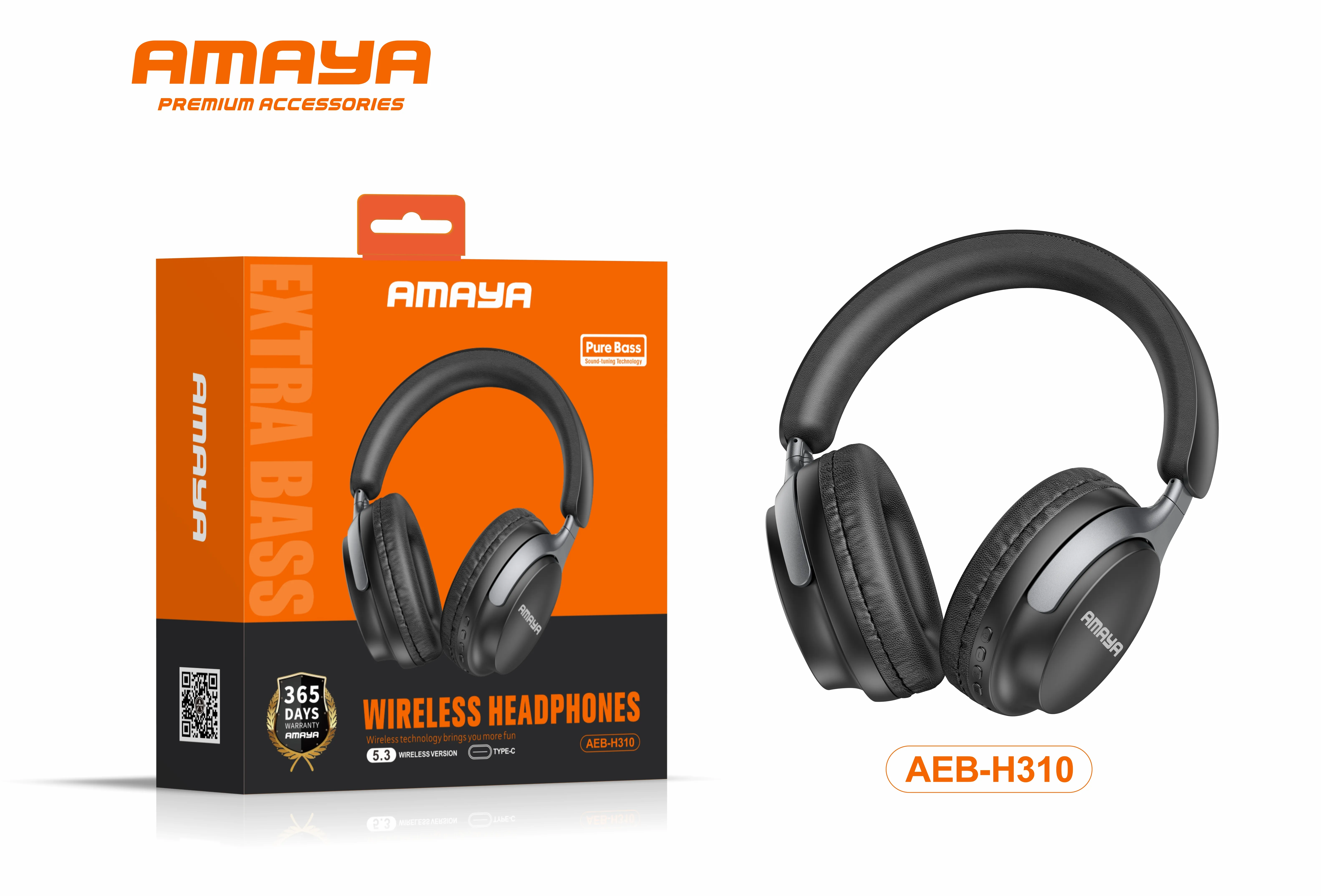 Black headgear with large headphones