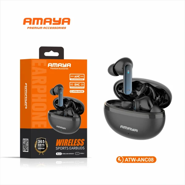 ATW-ANC08 Bluetooth headset black