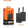 10000mAh Power Bank with Built-in Cable and Display